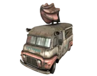 Mister Freezy Ice Cream Truck Vehicle Fallout London